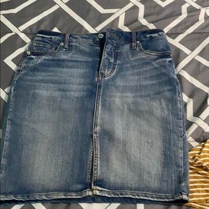 Blue jean skirt